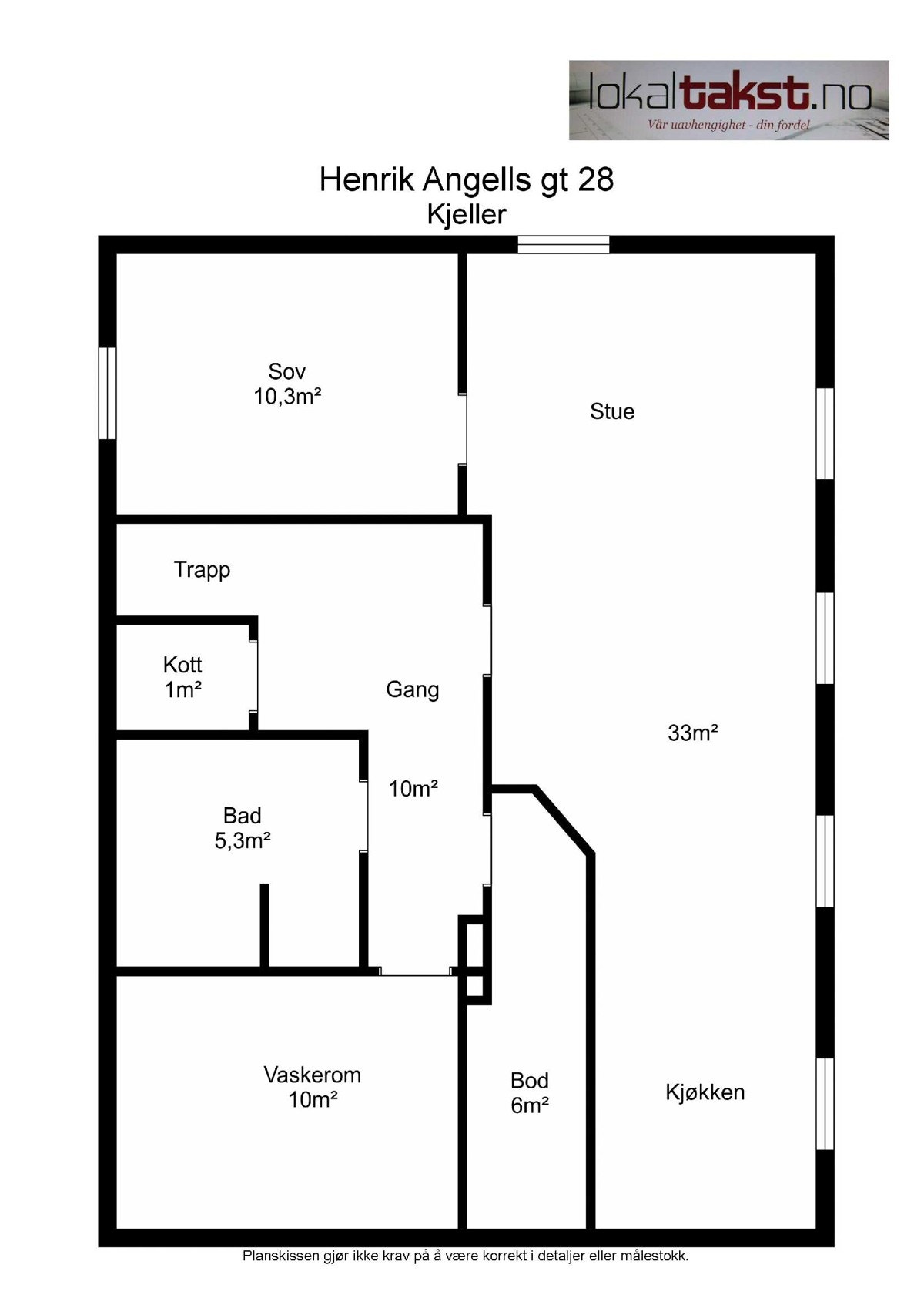 Plantegning kjeller Galleribilde