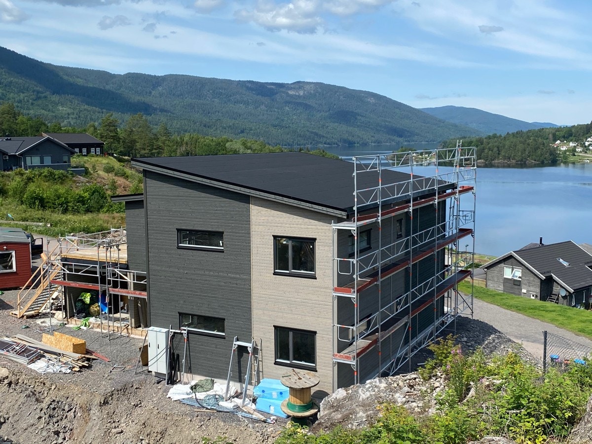 Bilde fra tilsvarende bolig som er oppført på nabotomten Galleribilde