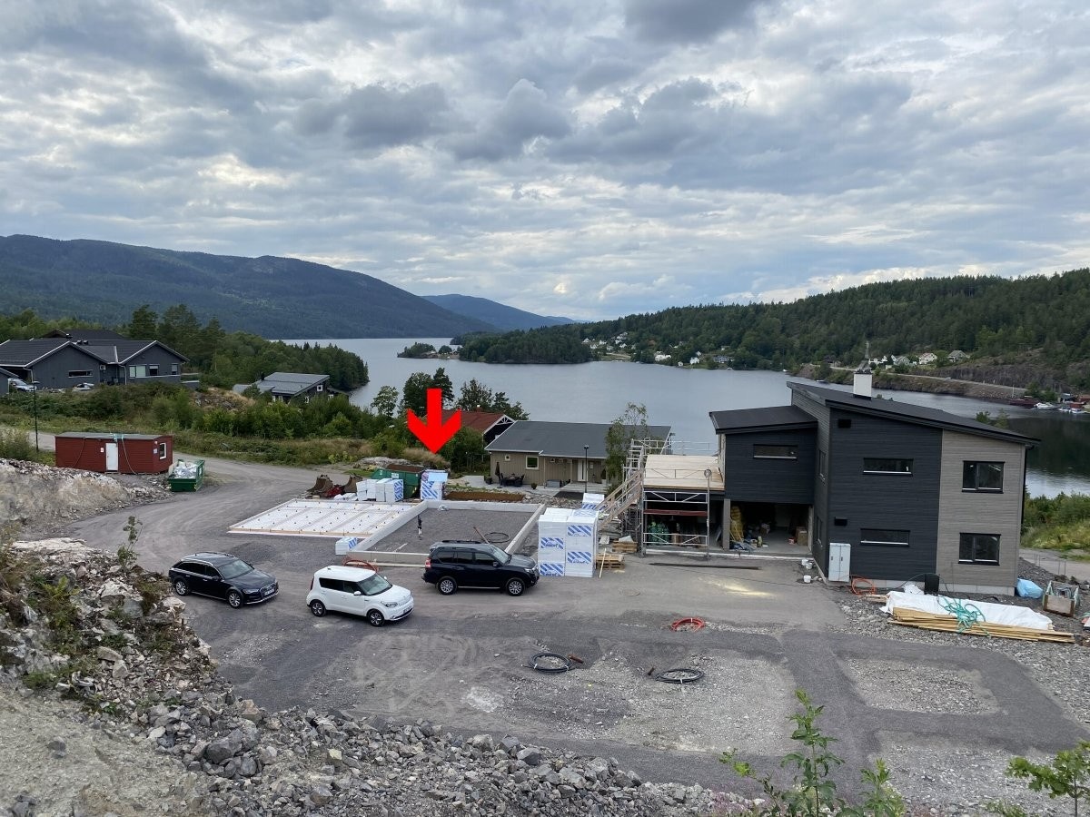 Prosjektert bolig - 3-roms leilighet beliggende i 1 etasje - Carport - Flott utsikt og godt med kveldssol Galleribilde