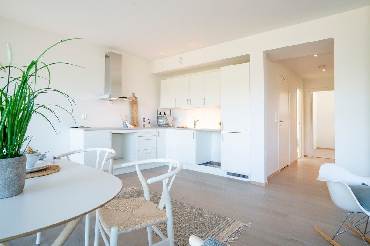 Bilde fra tilsvarende bolig som er oppført på nabotomten Galleribilde