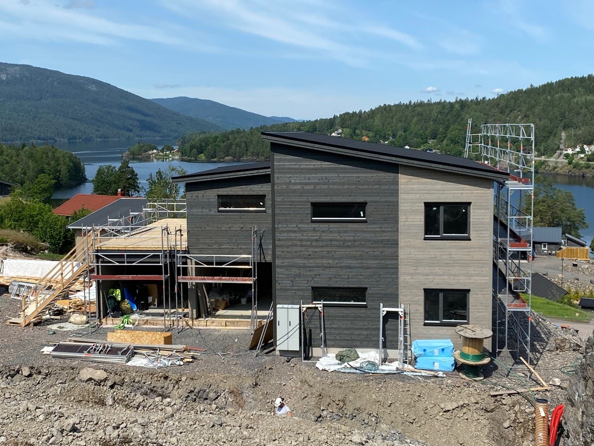 Bilde fra tilsvarende bolig som er oppført på nabotomten Galleribilde