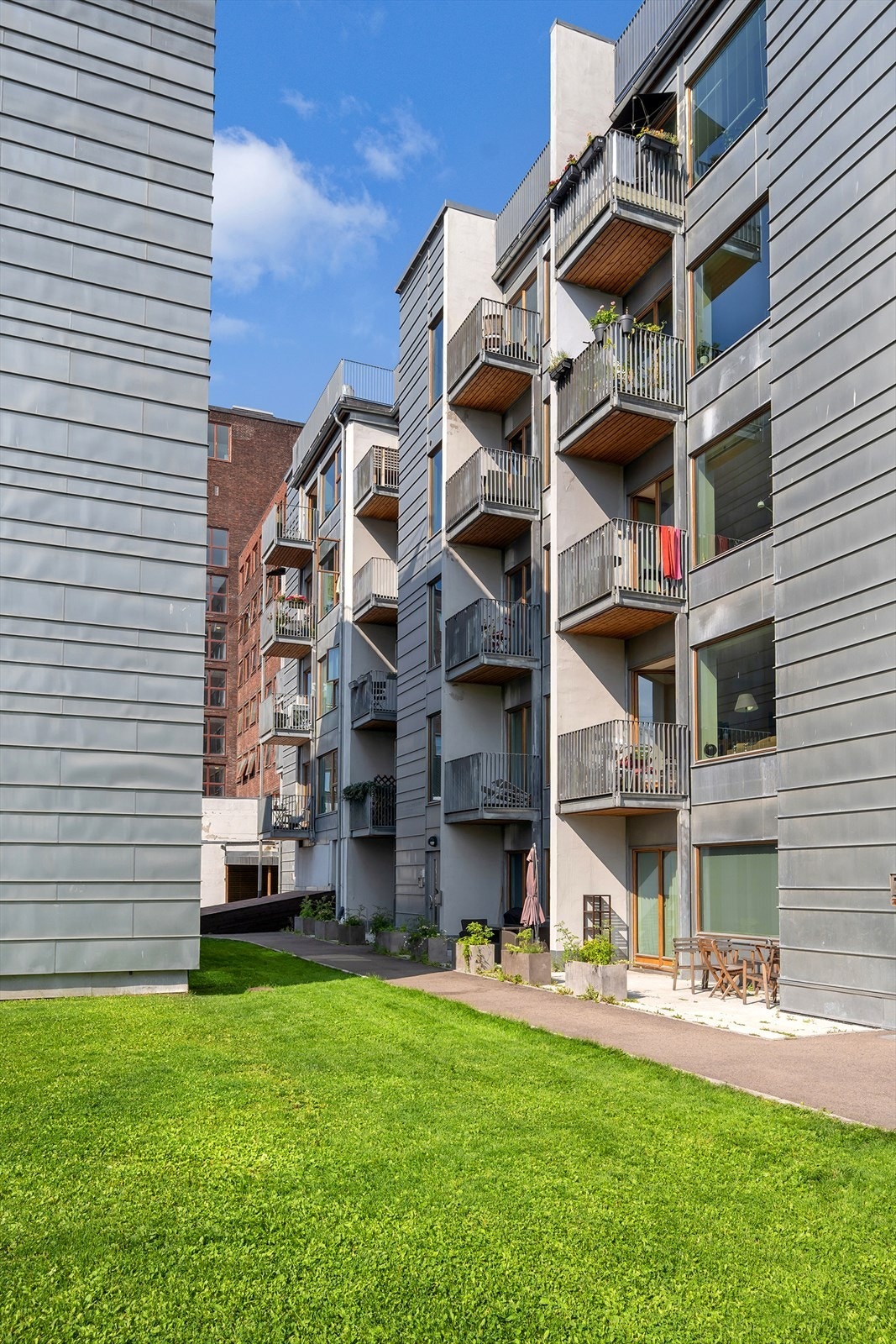 Fasade inngangsparti Galleribilde