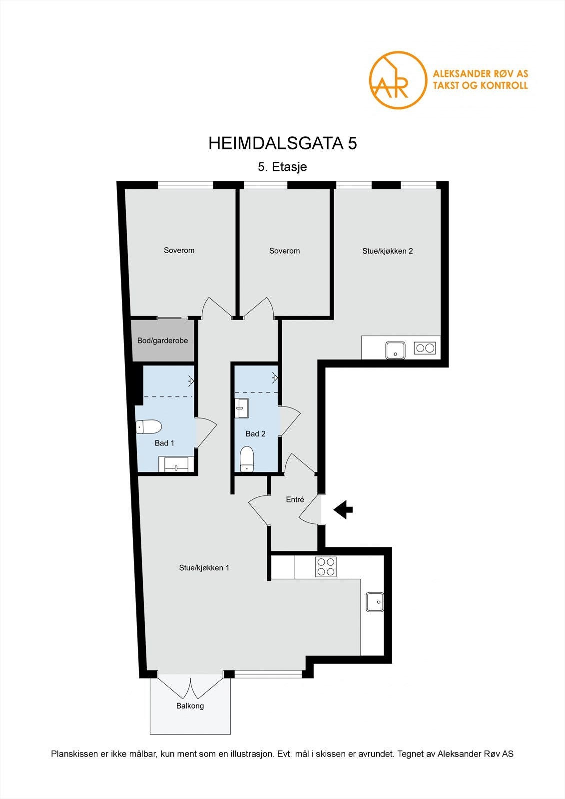 Plantegning Galleribilde