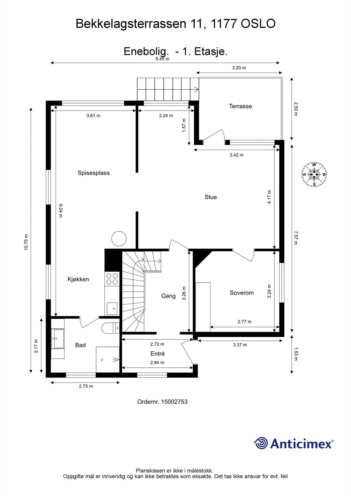 plantegning 1.etasje Galleribilde