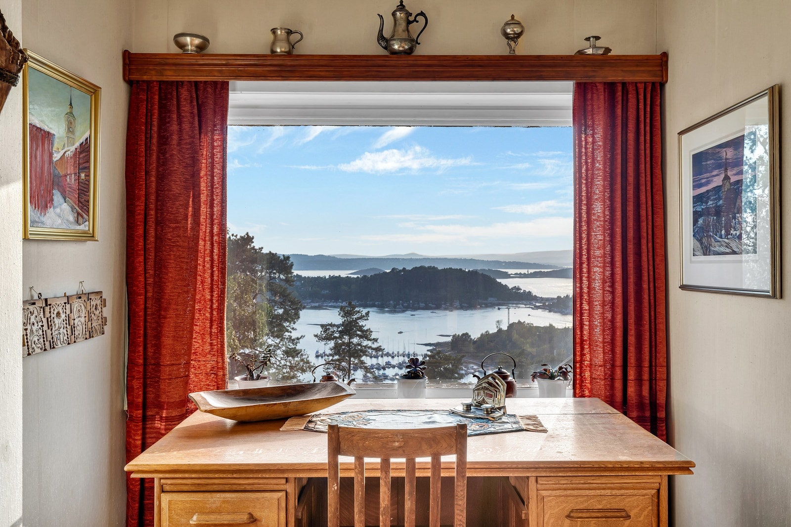 Utsikt fra stuen Galleribilde