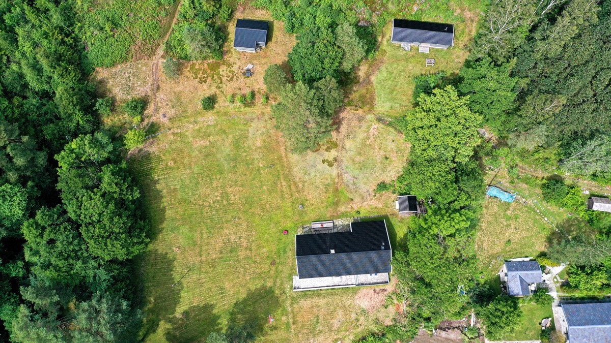 Området er helt skjermet, fritt for innsyn og beskyttet mot vinden. Galleribilde