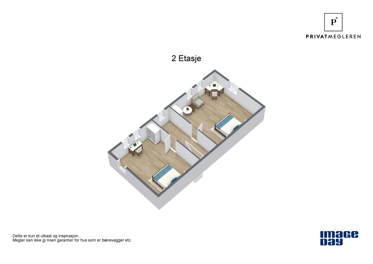 3D tegning 2.etg. Galleribilde