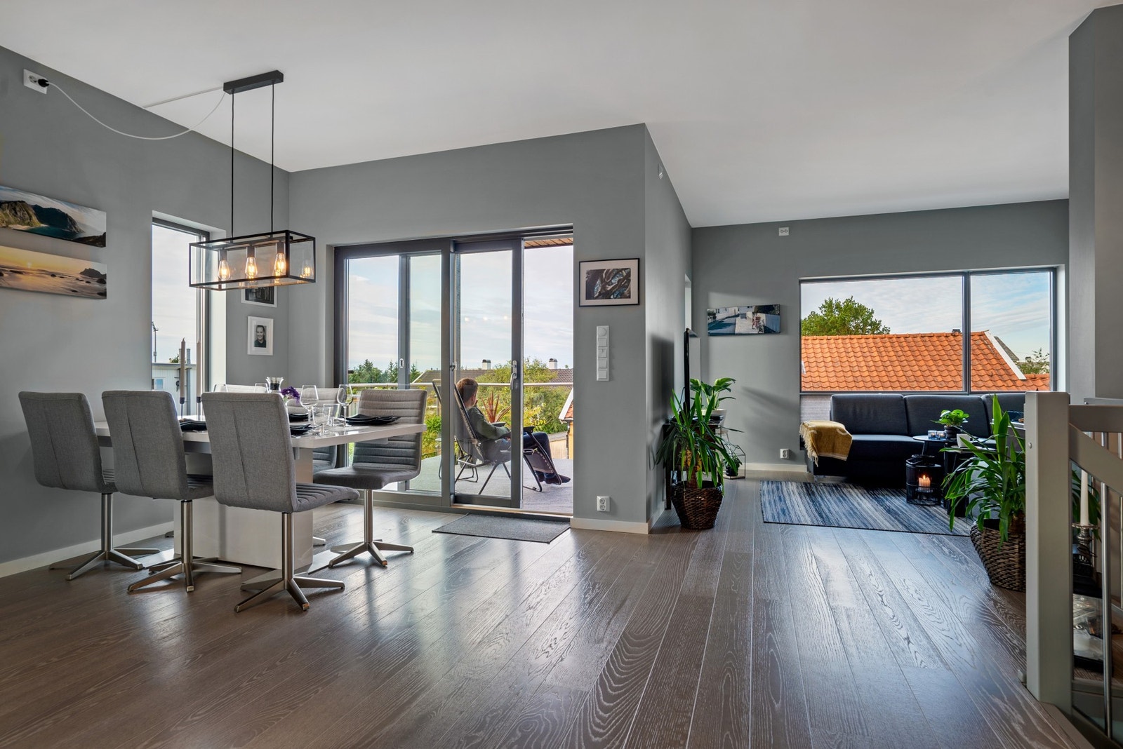 Freden kan nytes både ute og inne. Galleribilde