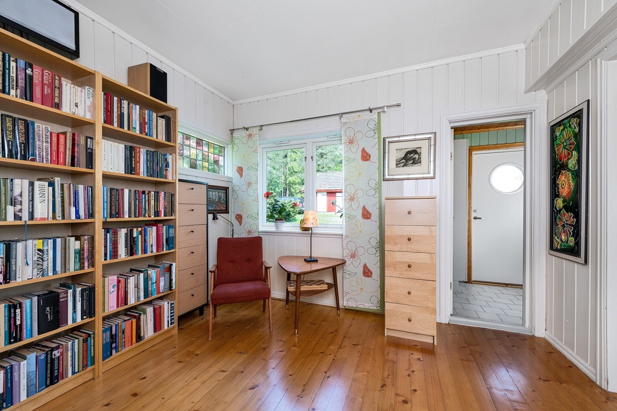 Denne stuen åpner for flere gode innredningsmuligheter. Galleribilde