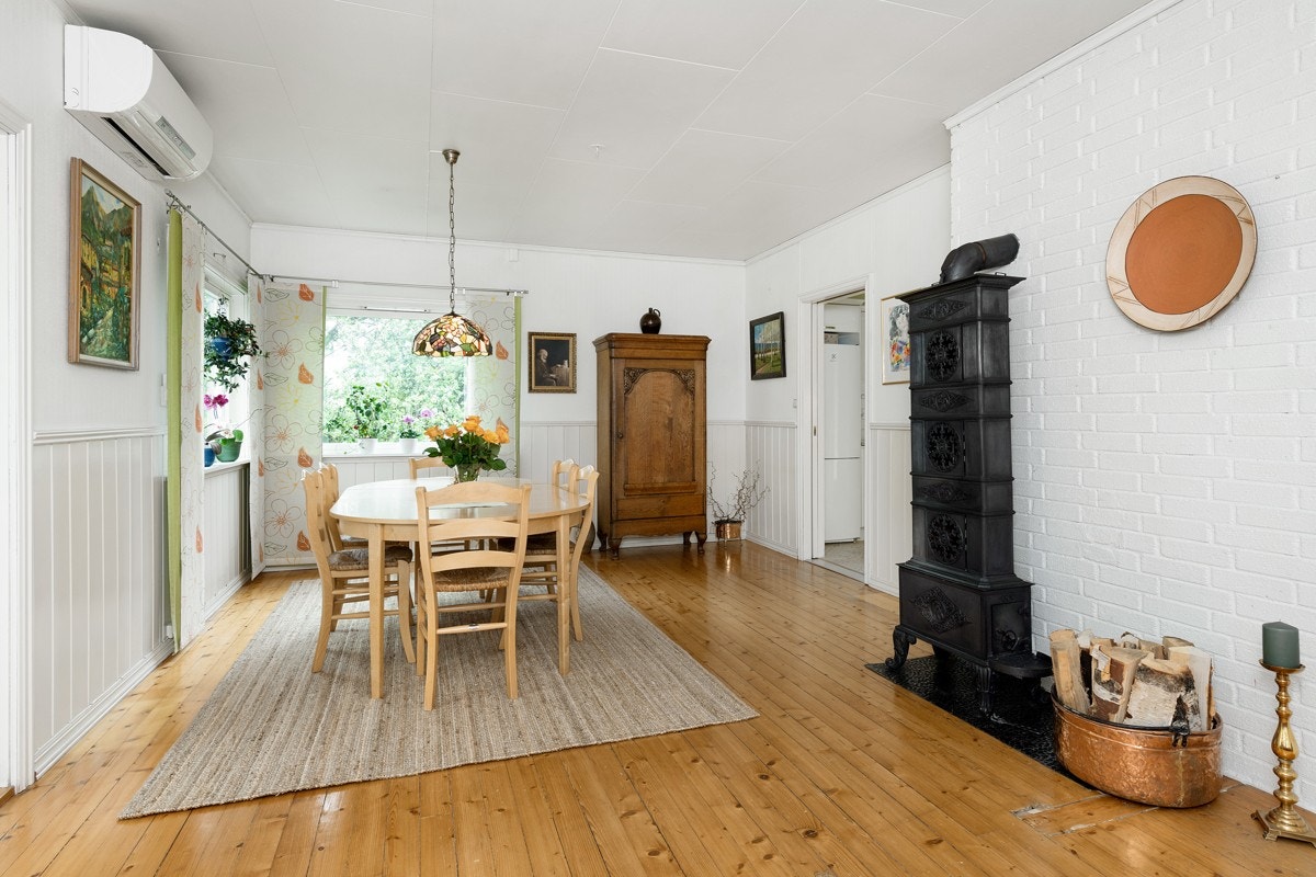 Det er god plass til både spisestue. Galleribilde