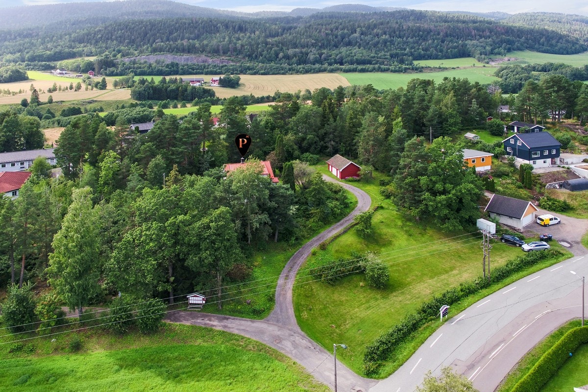 Privat vei til eiendommen. Galleribilde