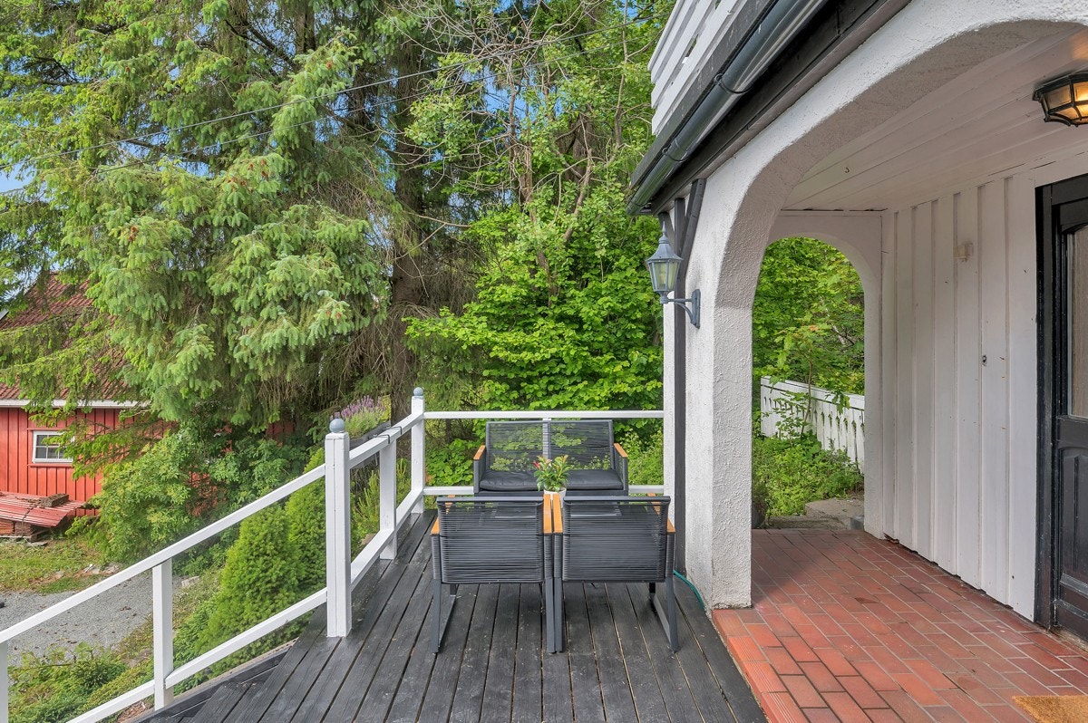 Terrasse på inngangsparti Galleribilde