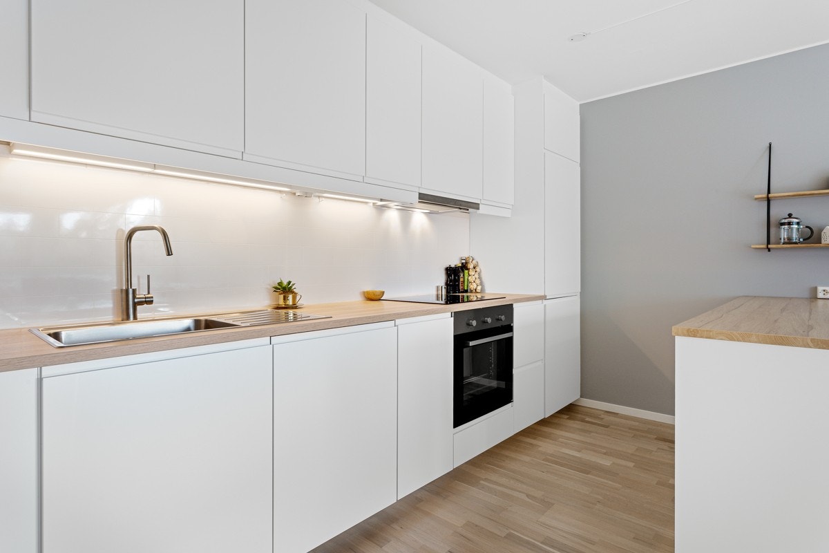 Delikat og moderne kjøkken fra 2017. Galleribilde