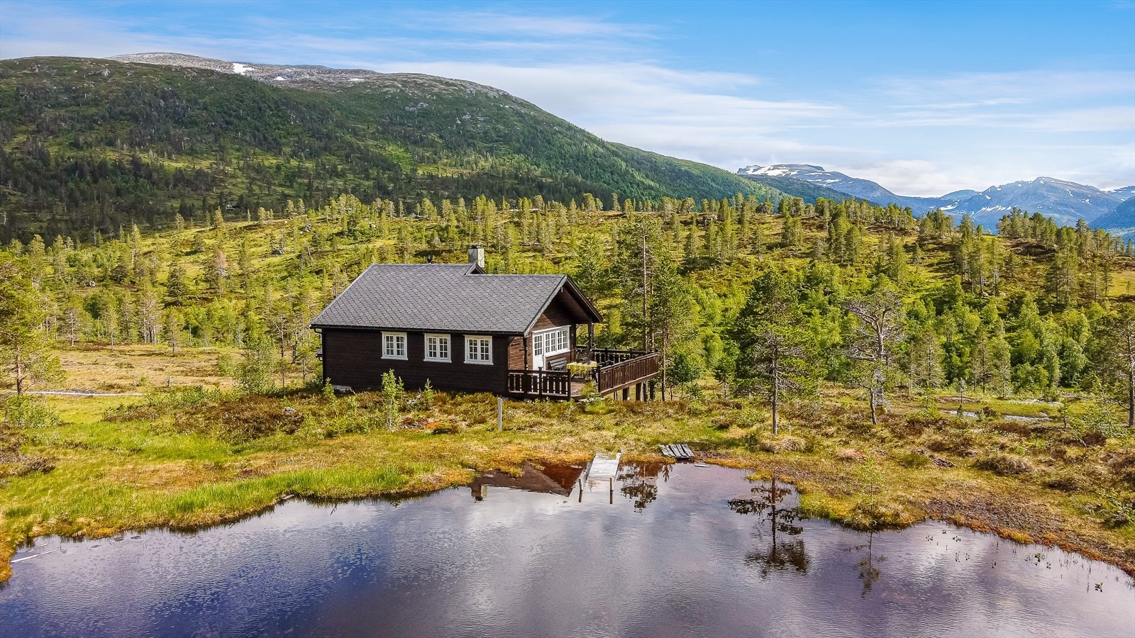 Din lokale eiendomsmegler Aleksander Faksvåg Talgø har gleden av å presentere denne flotte fritidsboligen i Vinddøladalen! Galleribilde