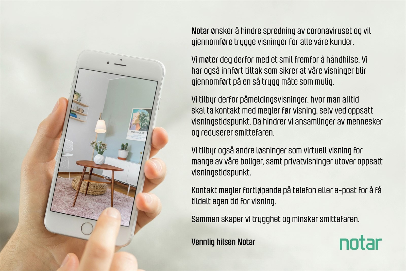 Trygg Visning Galleribilde
