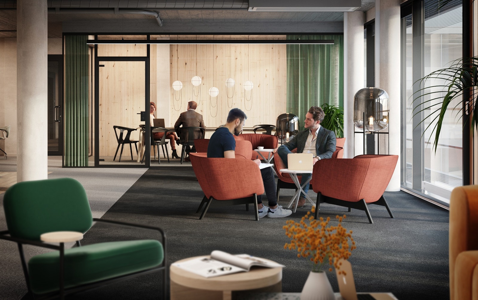 Lyse lokaler tilpasset etter deres ønsker. (3D skisse) Galleribilde