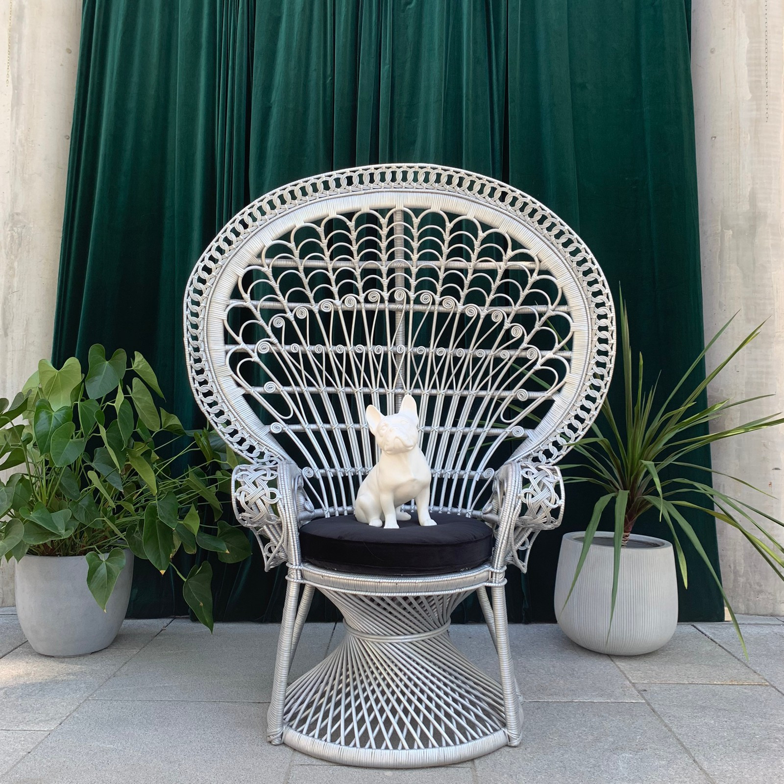 Påfuglstol Peacock chair | FINN.no SALG! Påfuglstol Peacock stol i sølv | FINN.no