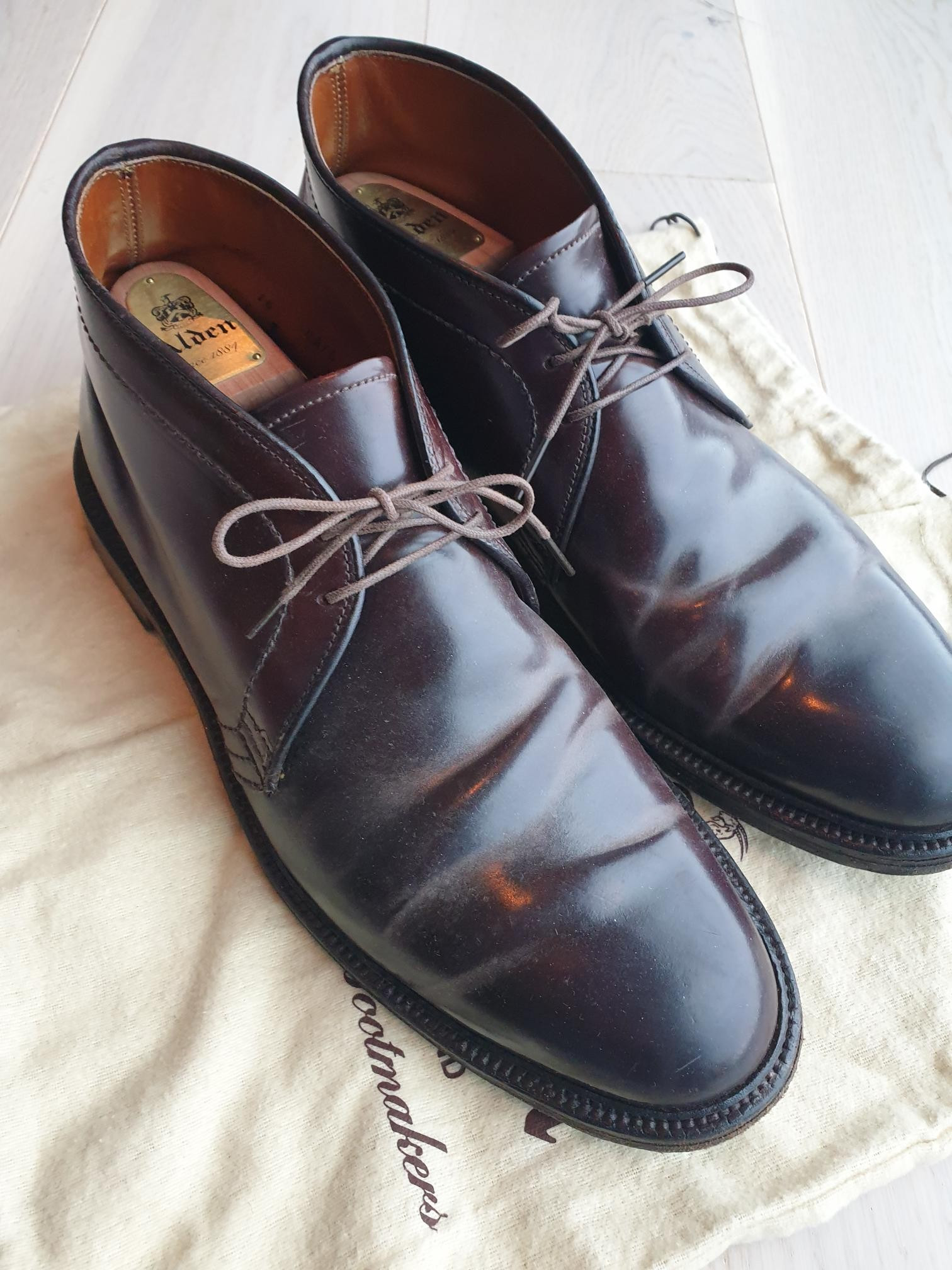Alden 1339 Chukka i Color 8 strl us 10D | FINN.no Alden Chukka Boots in Color 8 Cordovan – Skomaker Dagestad