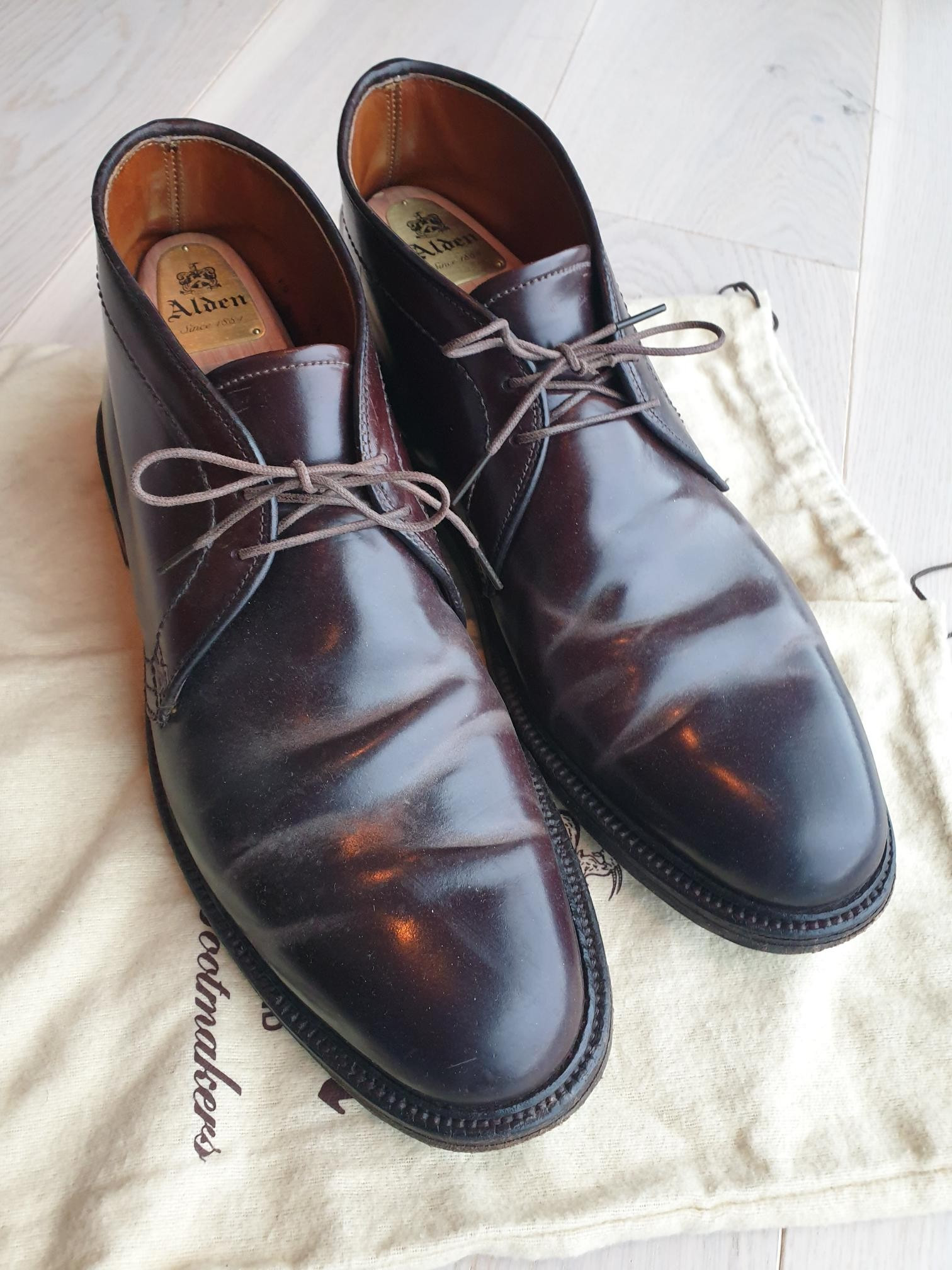 Alden 1339 Chukka i Color 8 strl us 10D | FINN.no Alden Chukka Boots in Color 8 Cordovan – Skomaker Dagestad