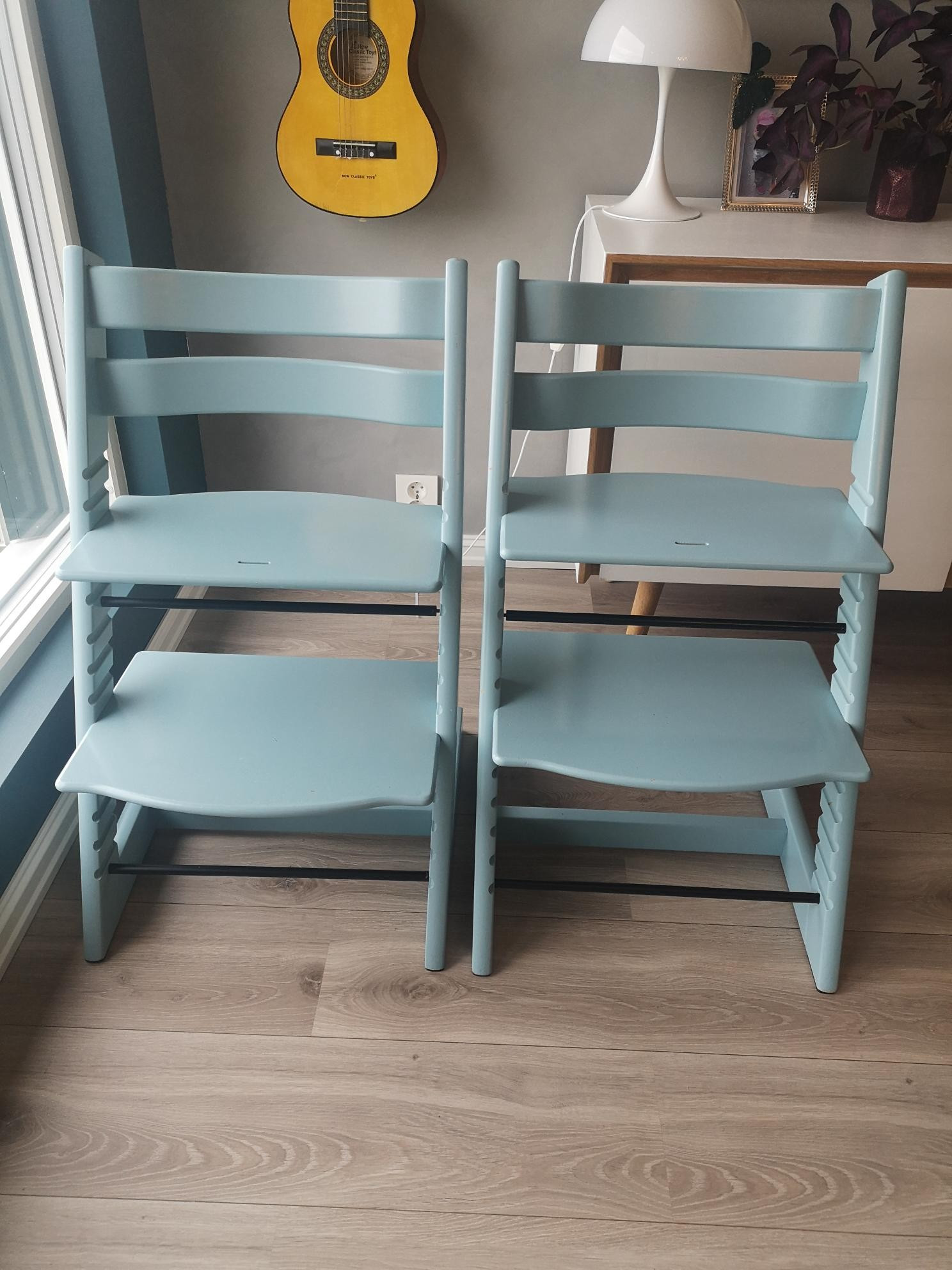 Stokke tripptrapp stol og juniorpute | FINN.no Stokke Tripp Trapp®, moss green Barnas Hus