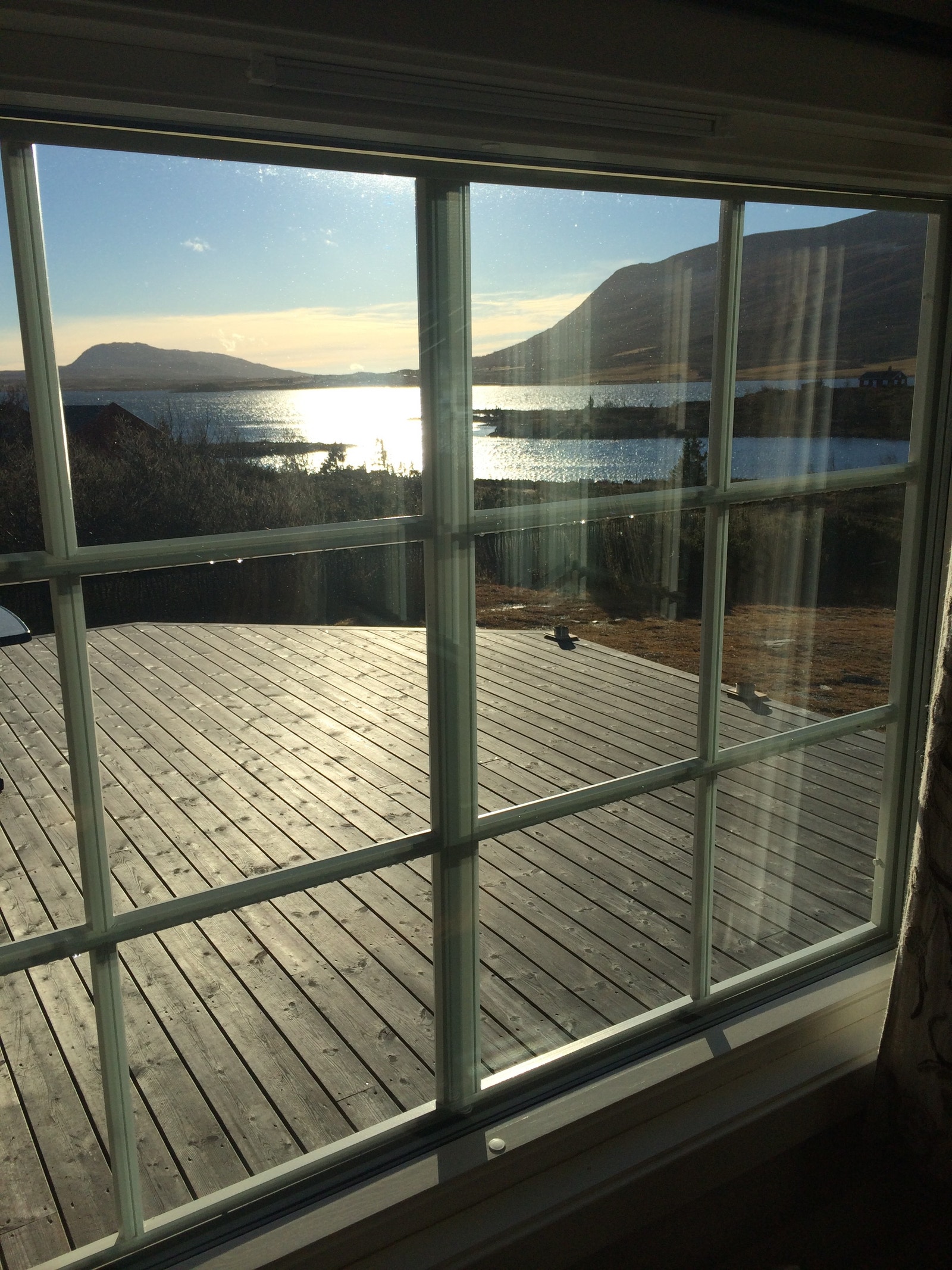 Utsikt fra stue vinduet. Galleribilde