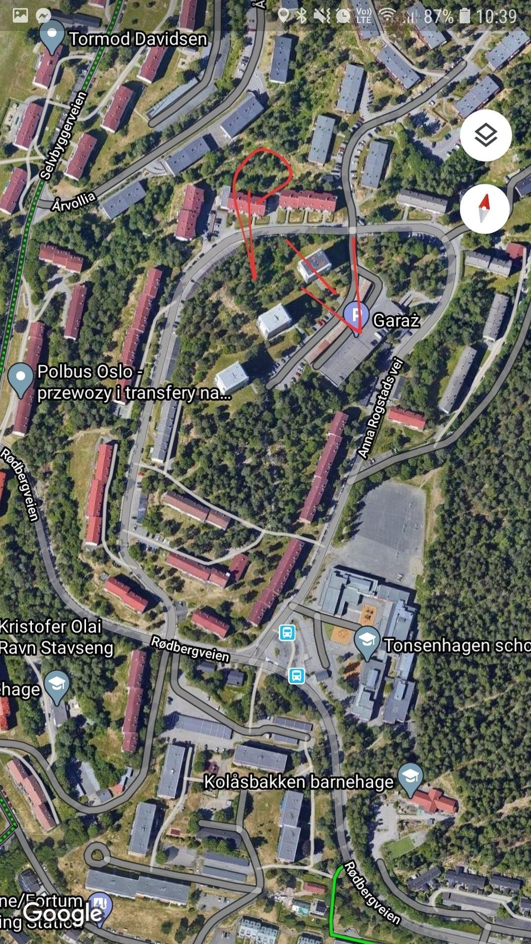 Satellittfoto Galleribilde