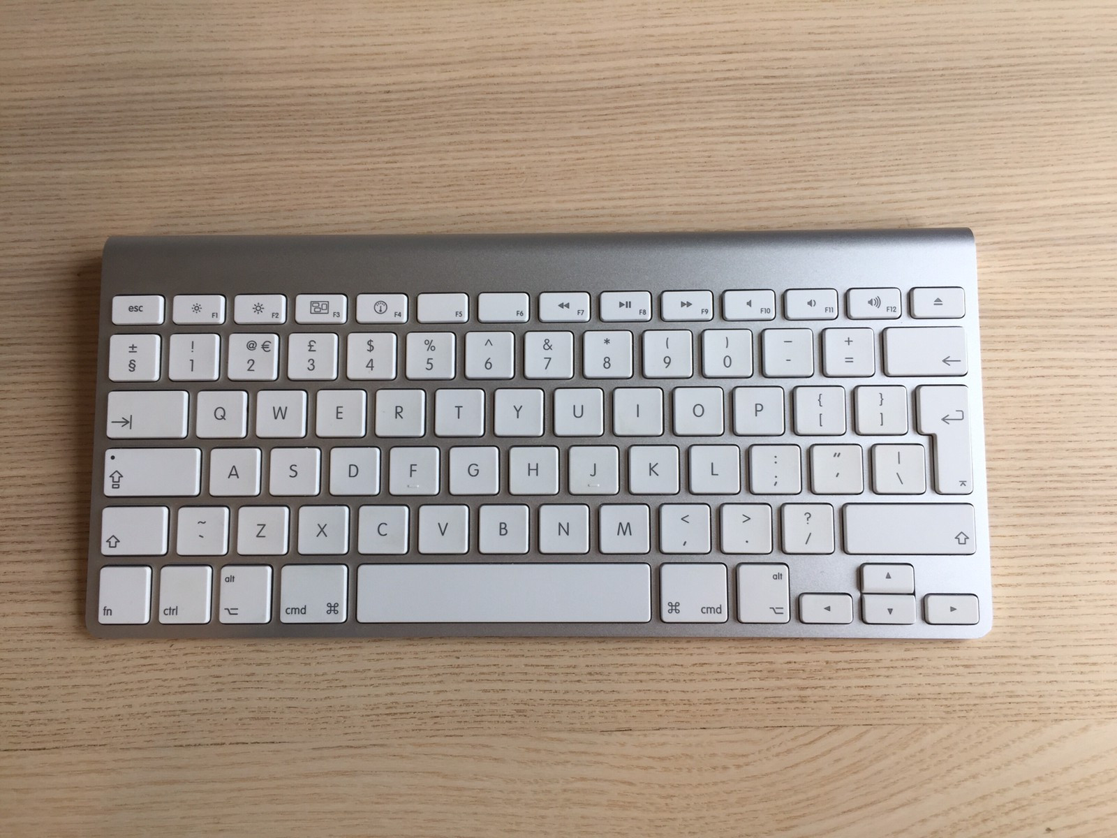 Apple Wireless Keyboard Apple trådløst engelsk tastatur Apple Wireless Keyboard bluetooth,A1314, trådløst tastatur