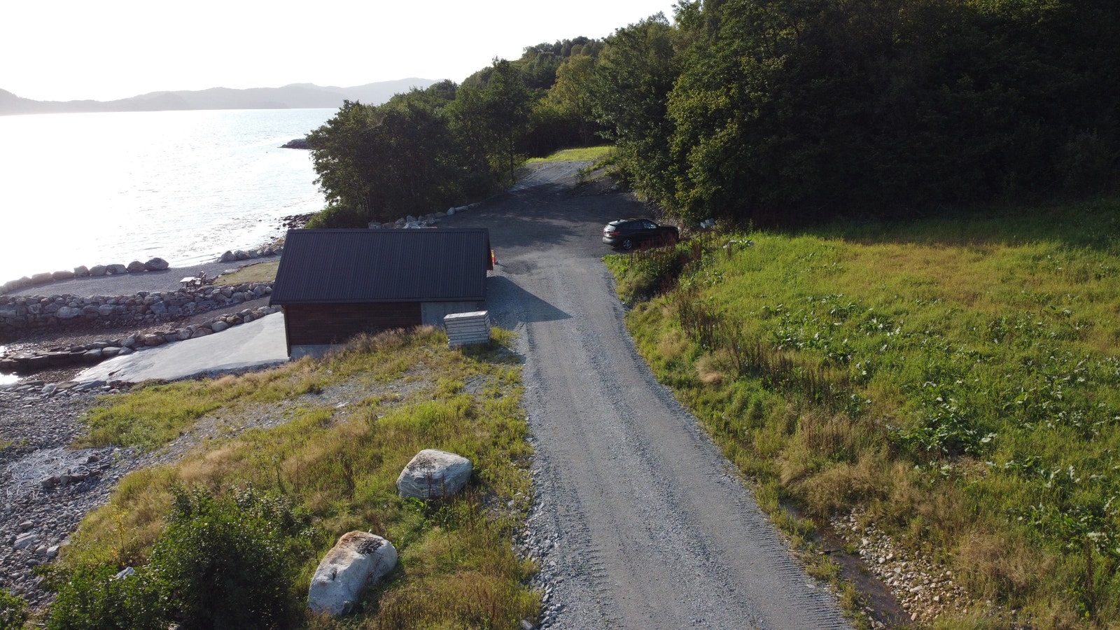 Feltet sett fra øst mot vest Galleribilde