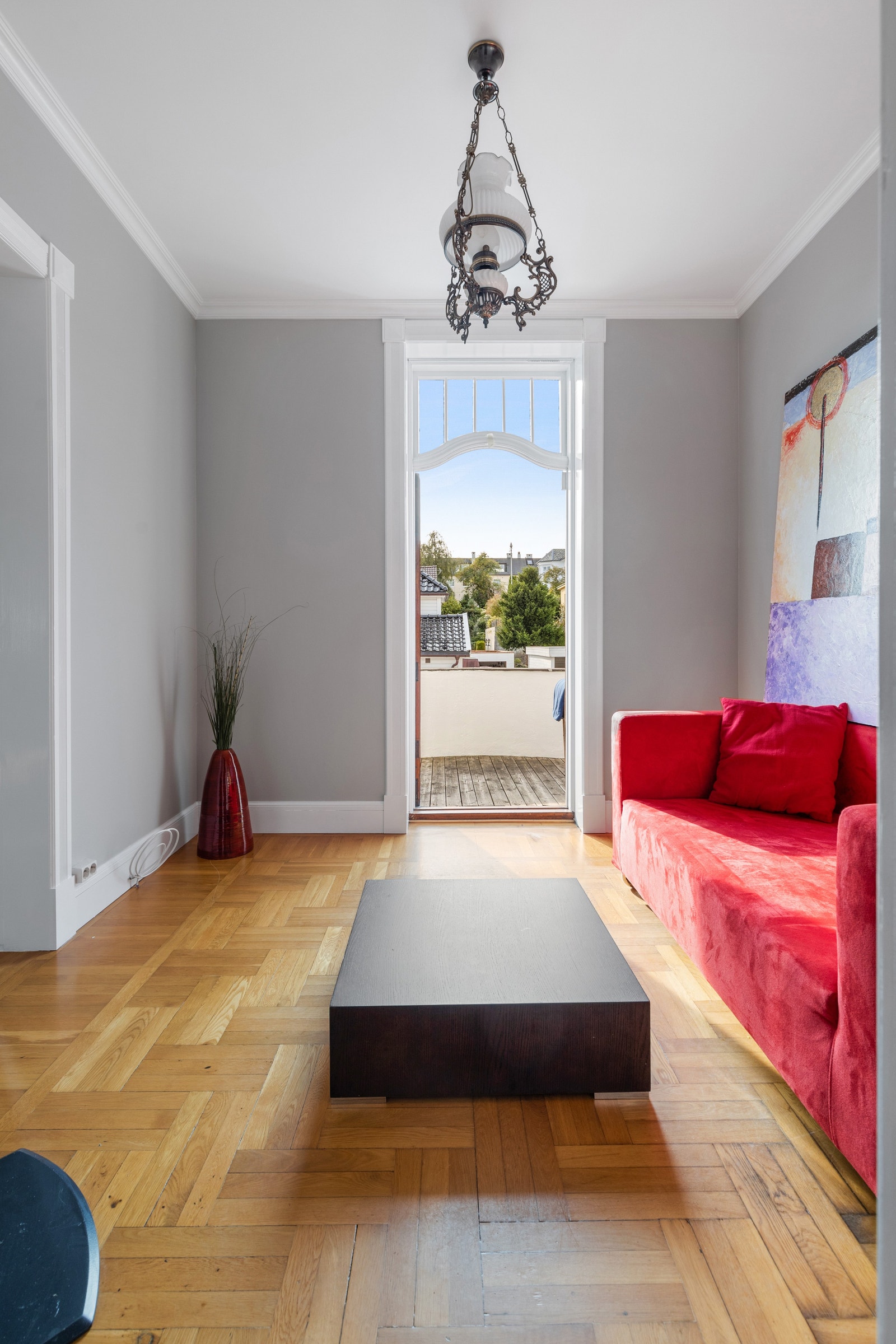 Stue 3 i første etasje. Denne kan også brukes som soverom. Galleribilde