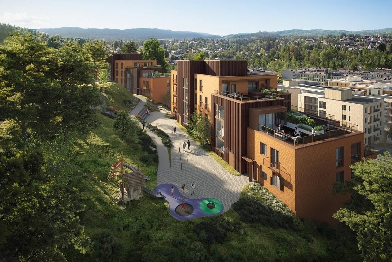 Gårdsrom bakside Galleribilde