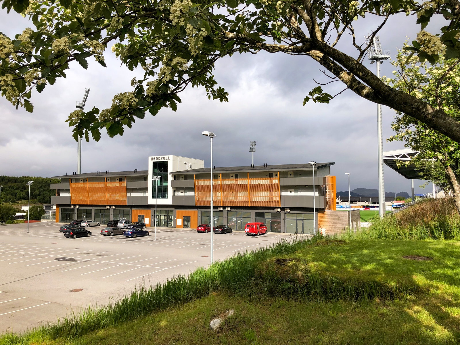 Høddvoll Panorama, parkering. Galleribilde