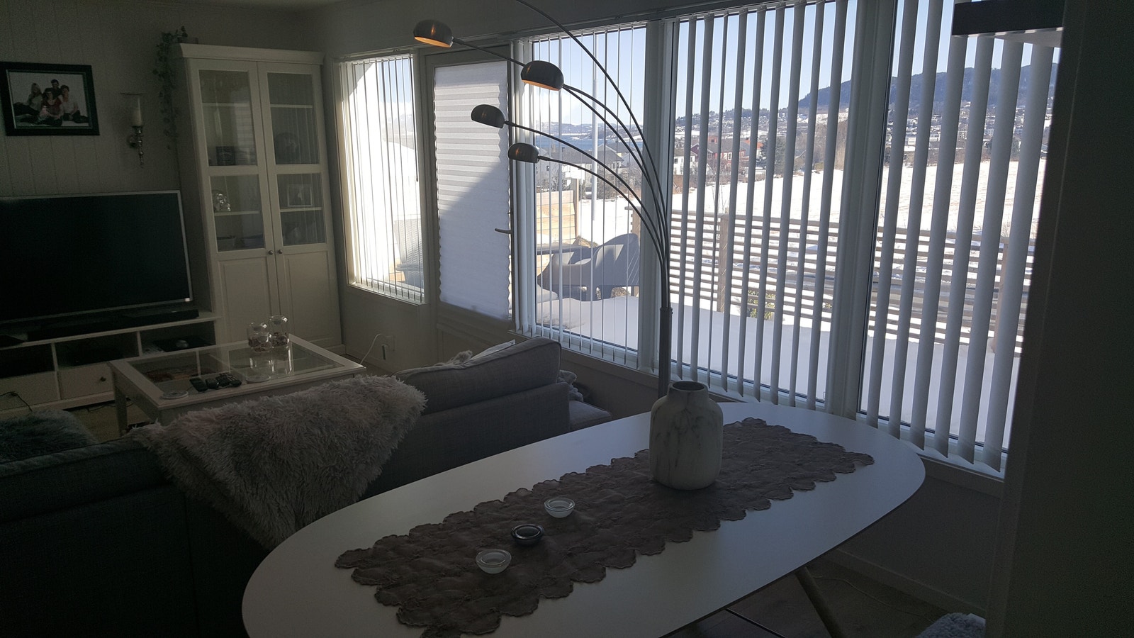 Stue mot veranda Galleribilde