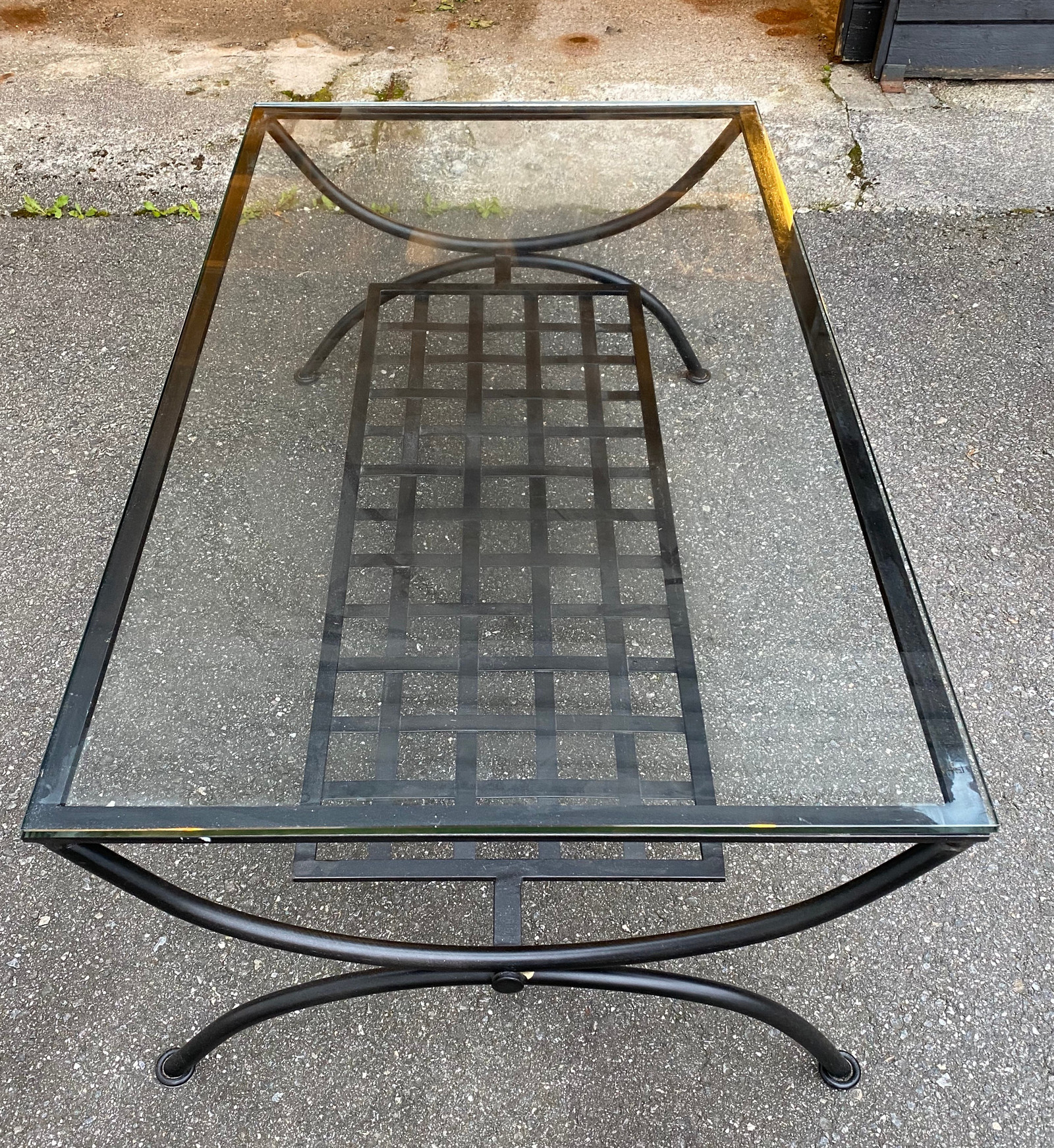 Salongbord i smijern og glass +sidebord | FINN.no Salongbord i smijern og glass +sidebord | FINN.no