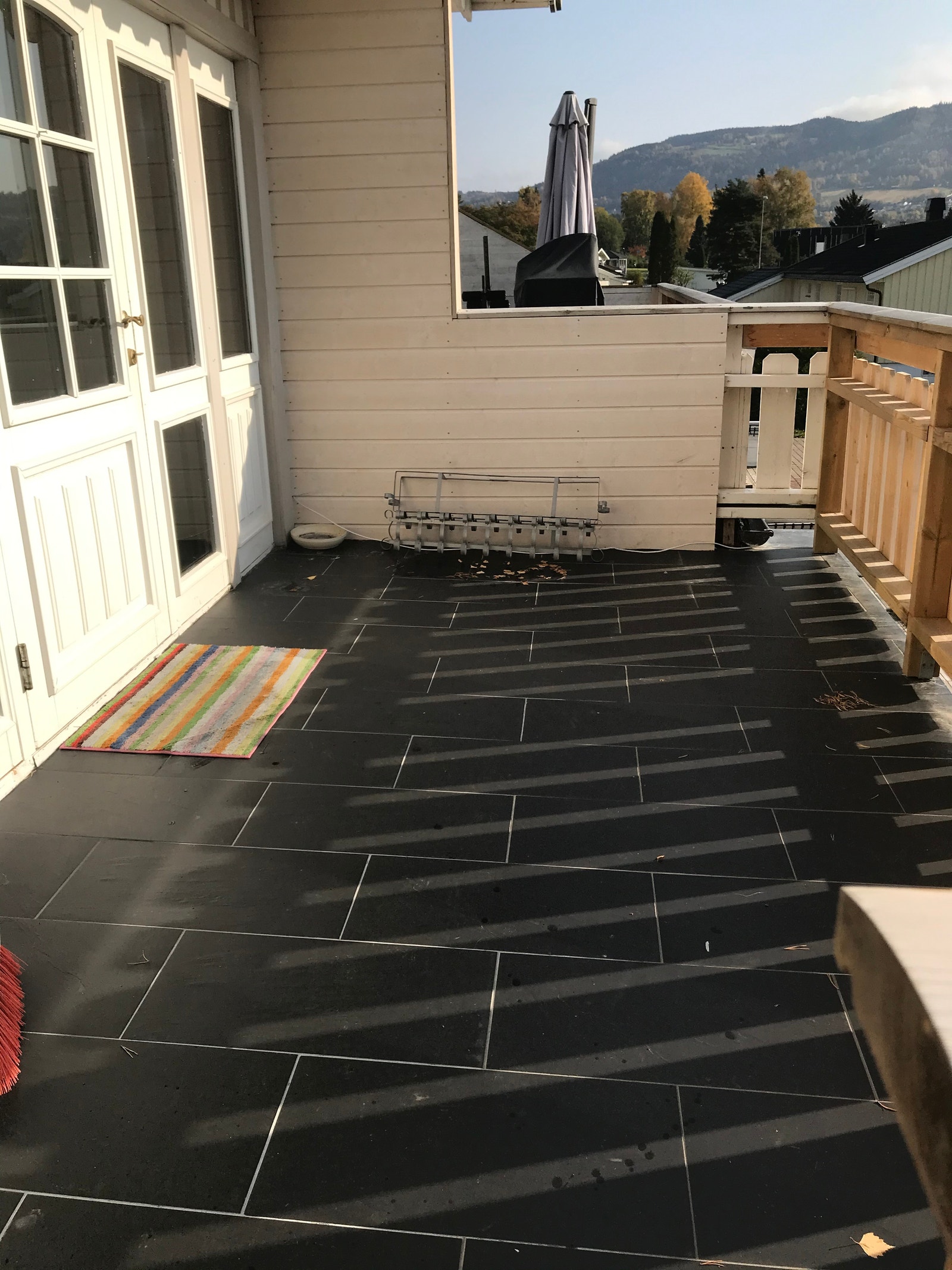 Balkong m/varmekabel i gulv Galleribilde