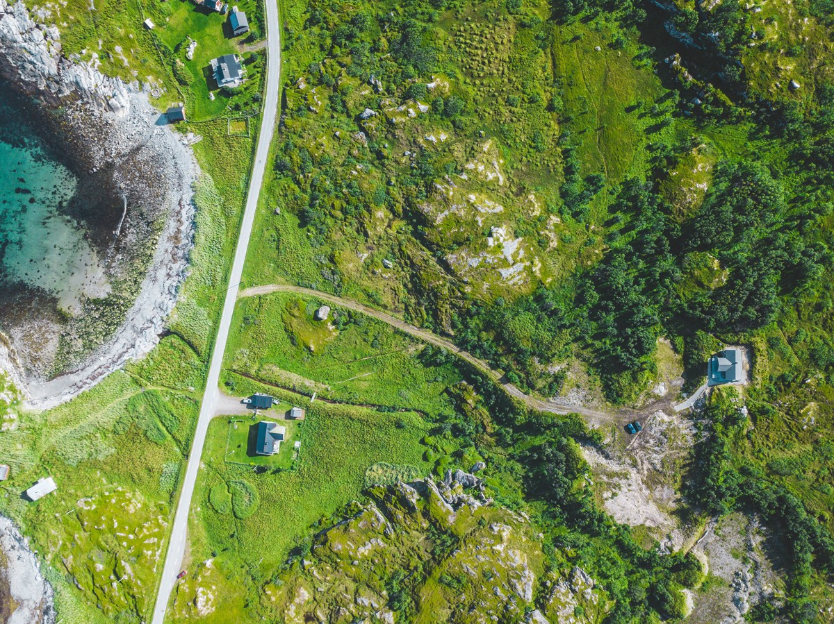 Dronefoto/Området