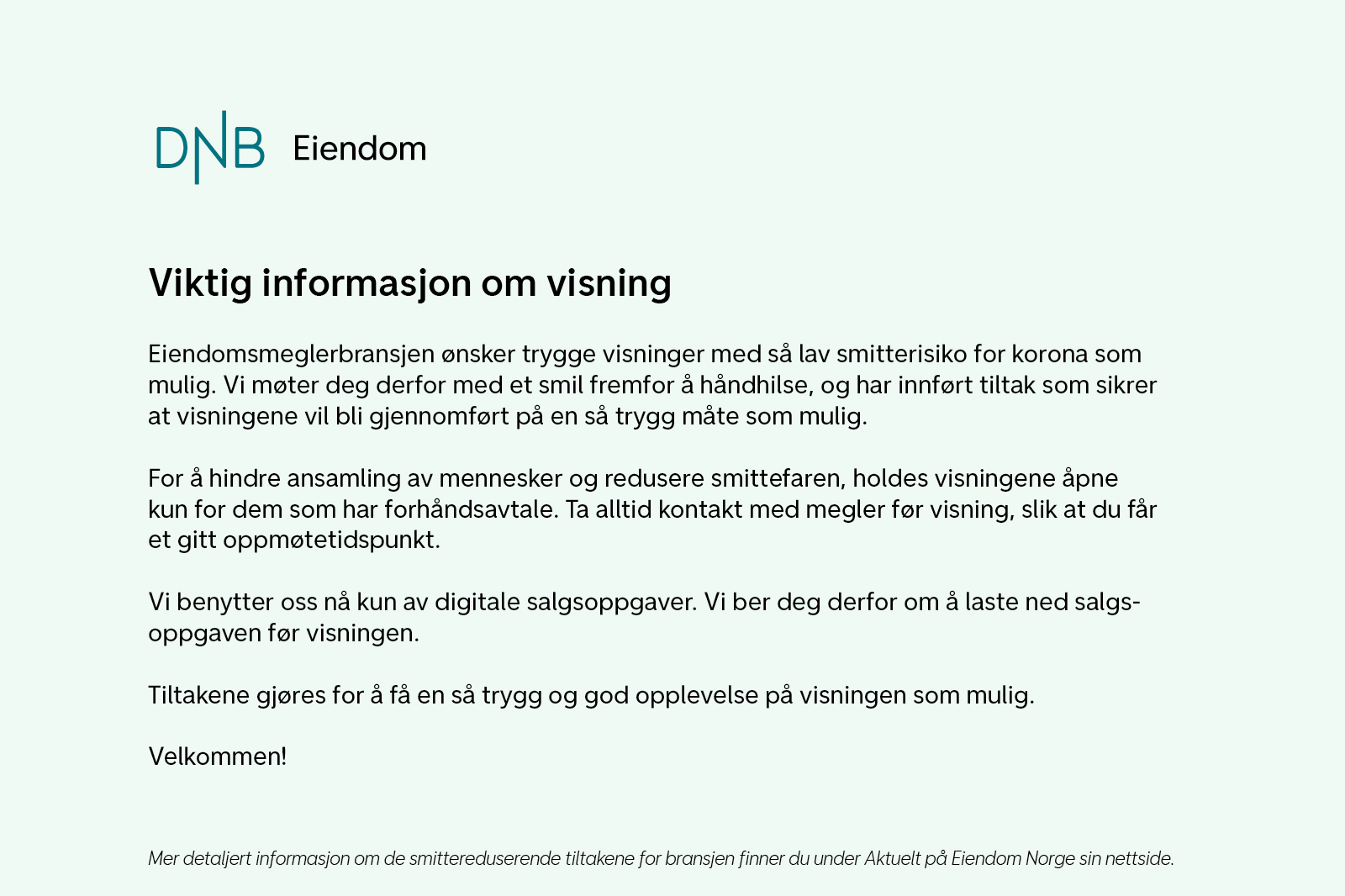 Husk å melde deg på visning! Galleribilde
