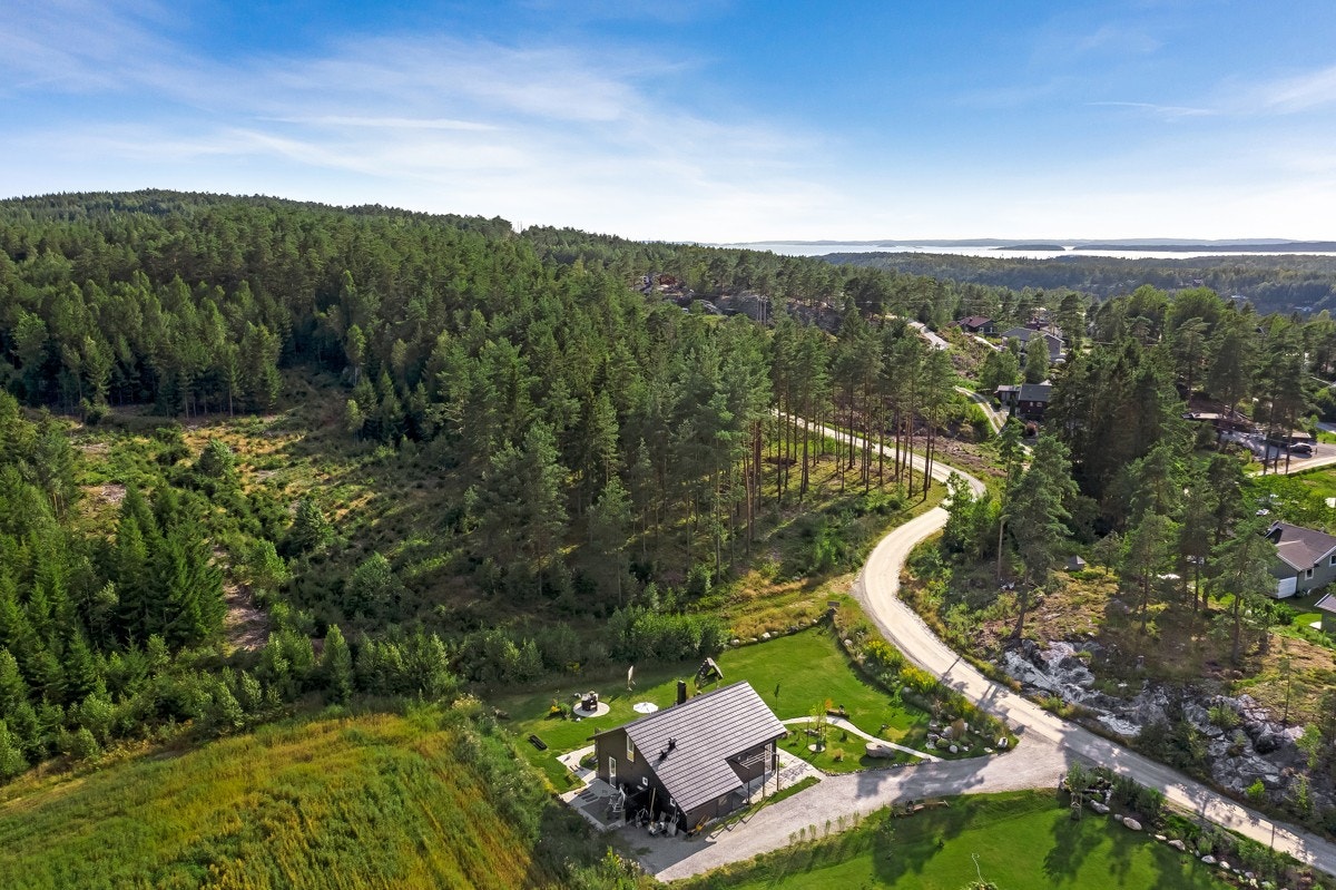 Her ser man helt til Hvalerøyene Galleribilde