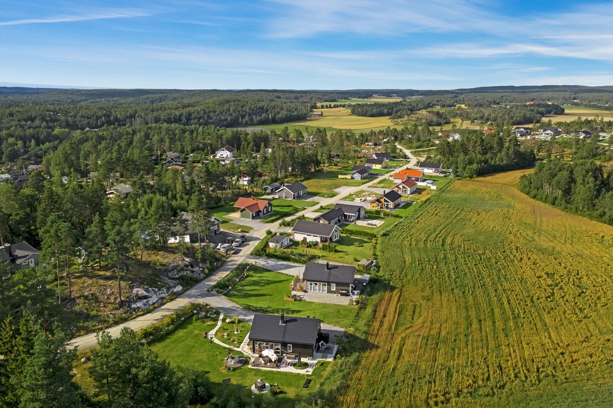 Oversikt over hyttefeltet Galleribilde