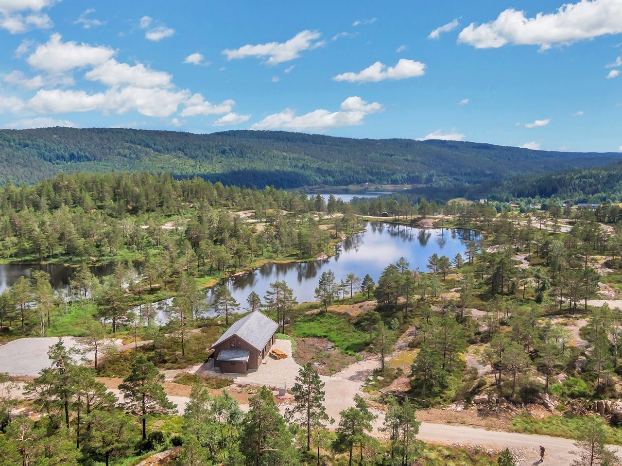 Her ser man populære Ogge i bakgrunnen. Galleribilde