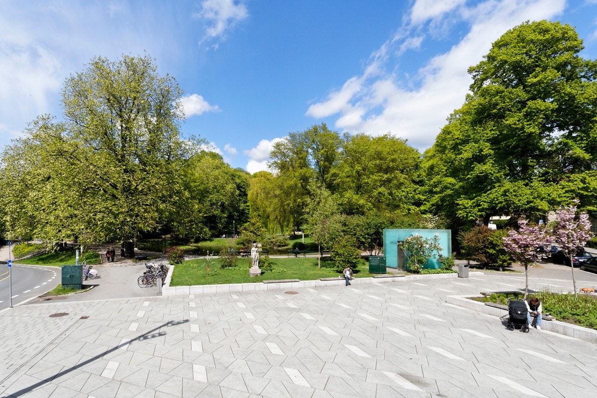 Det er kort vei til St. Hanshaugen Galleribilde