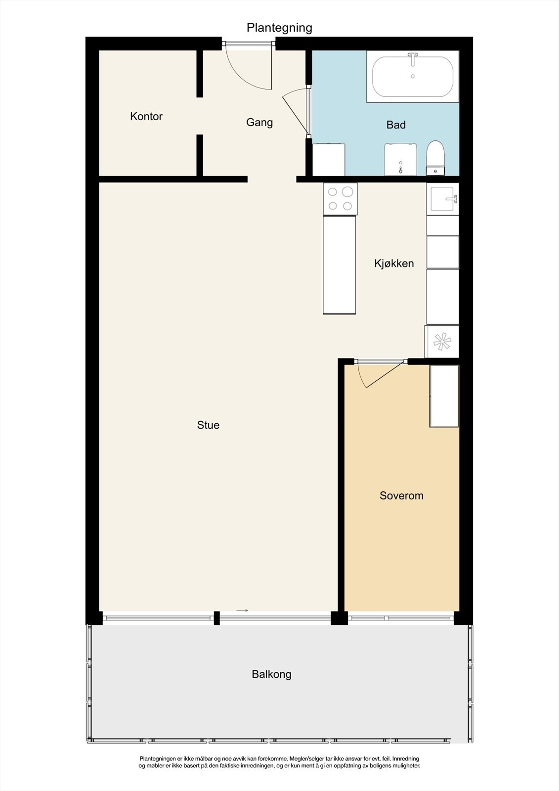 Plantegning Galleribilde