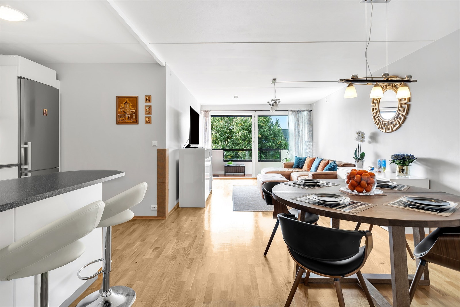 Stue og spisestue Galleribilde