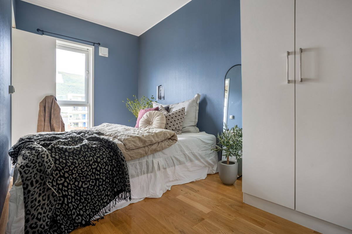 Hovedsoverom meg god plass til skap