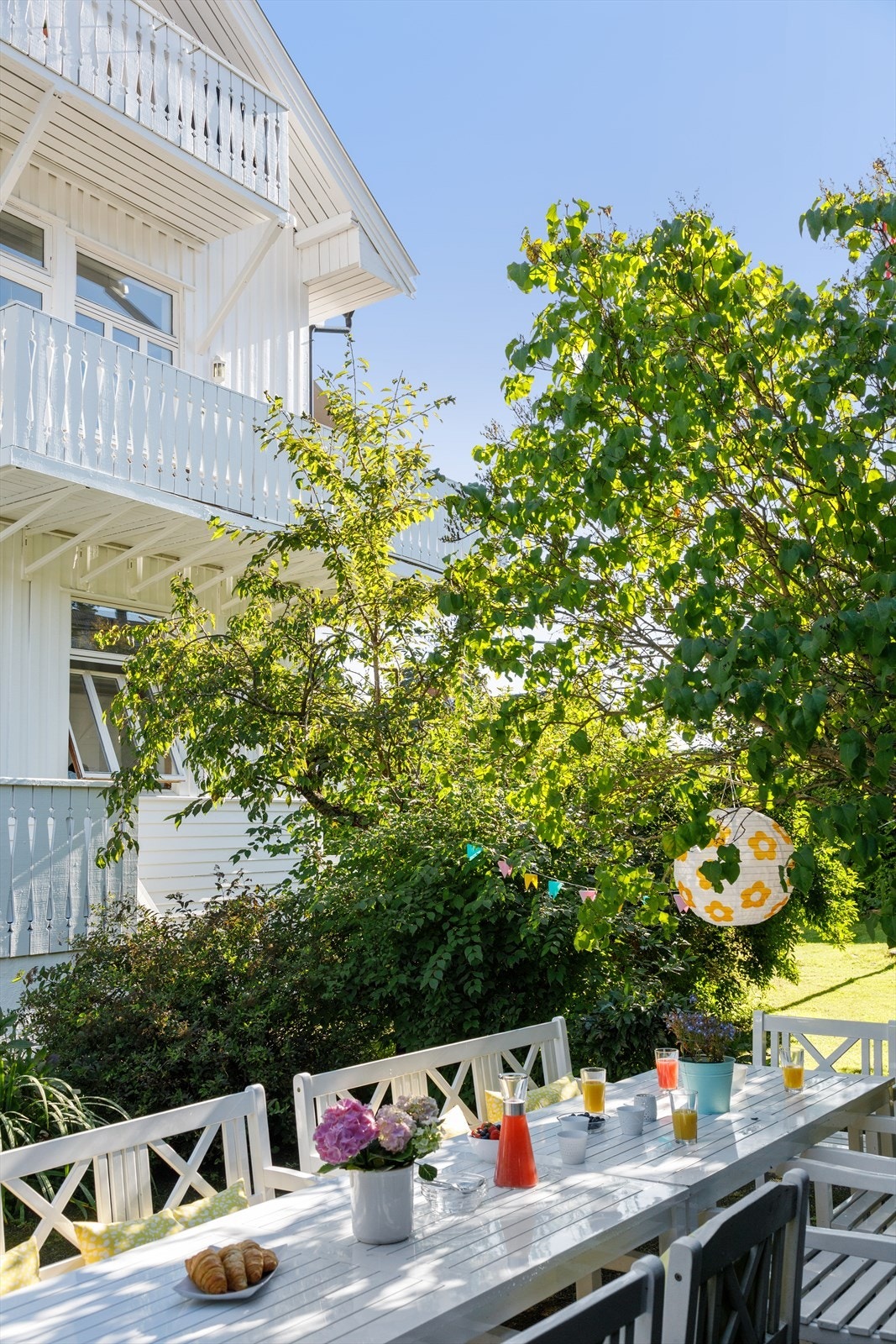 Hagen er svært idyllisk og skjermet. Galleribilde