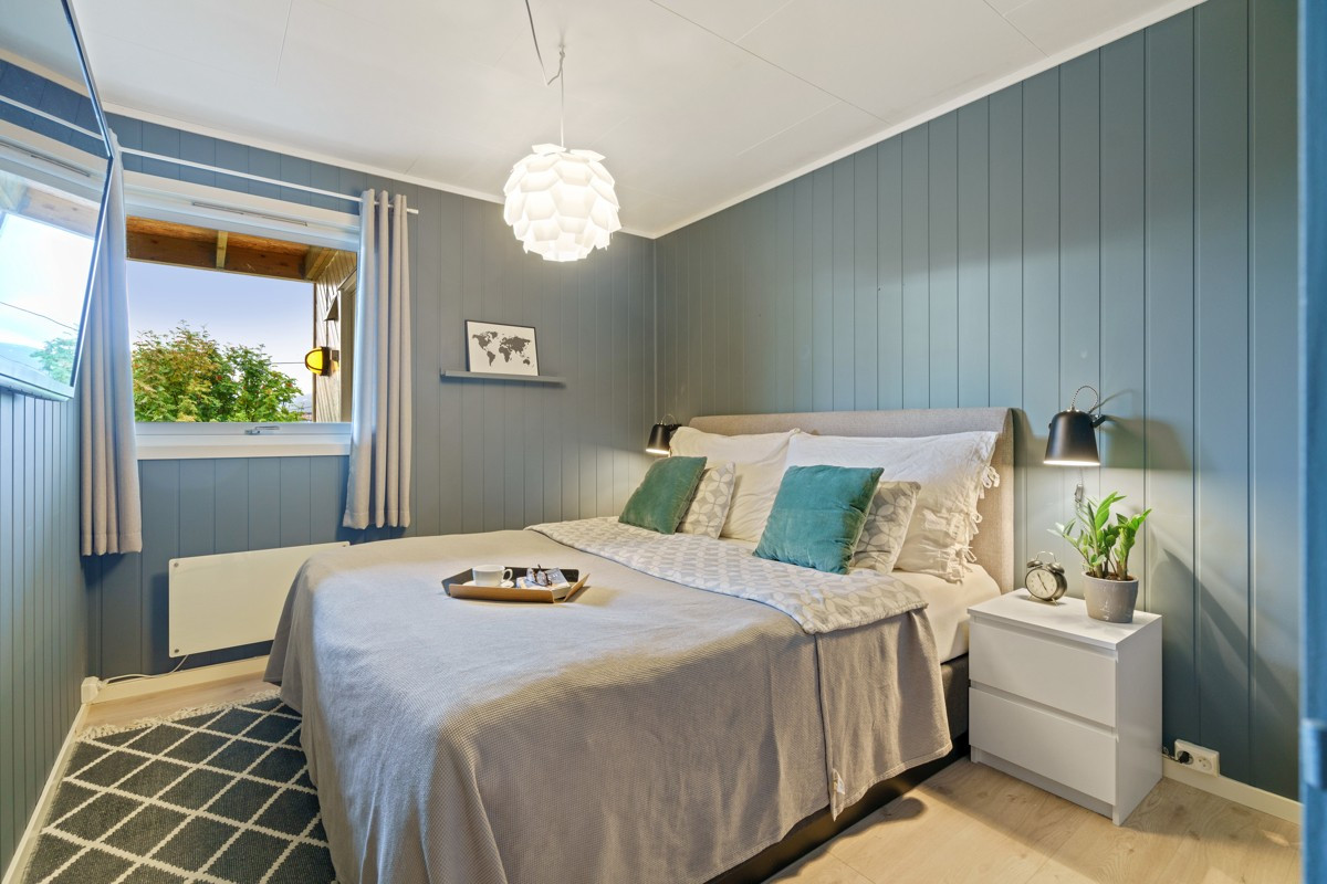 Hovedsoverom malt i moderne farger