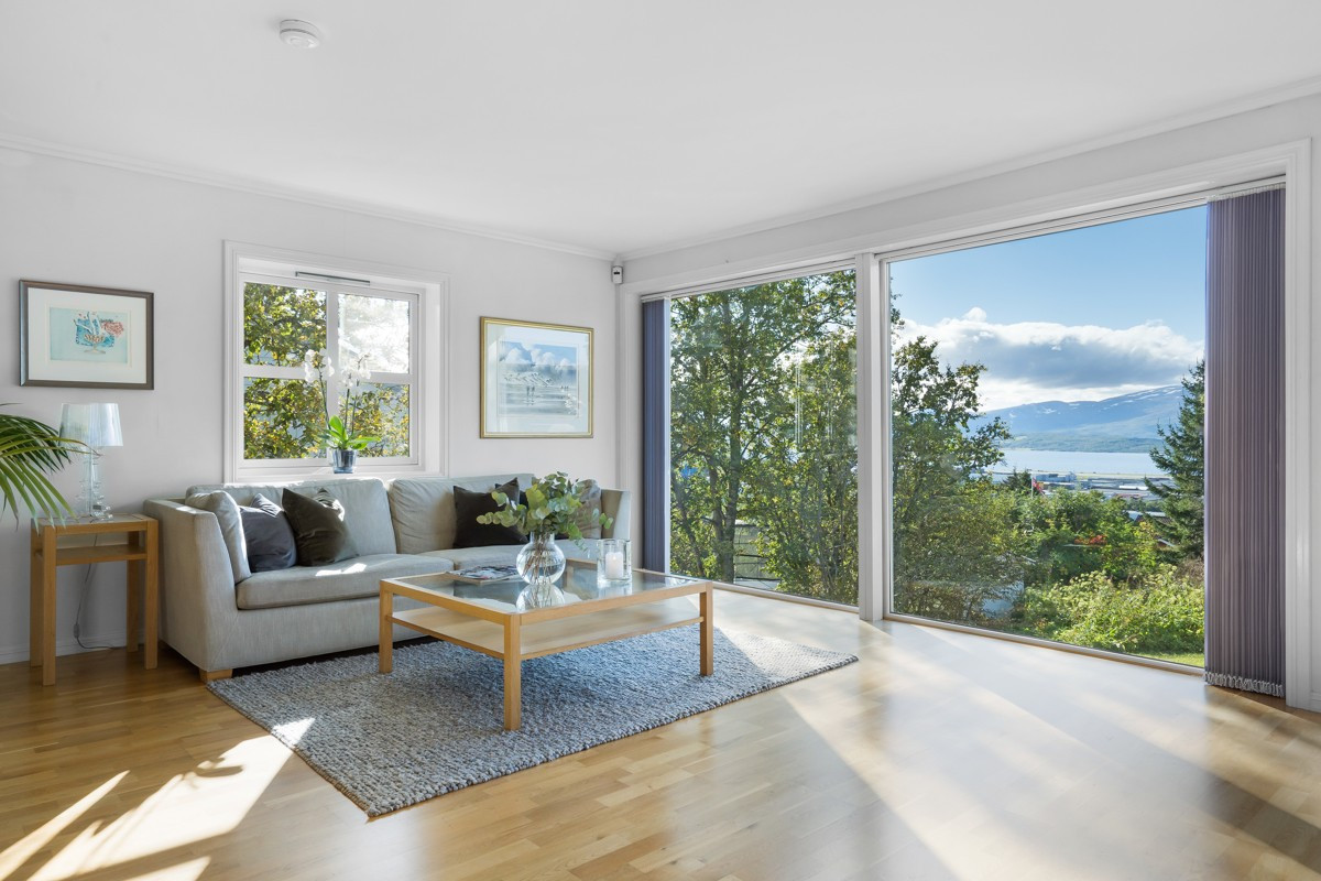 Her kan man nyte utsikten fra sofaen