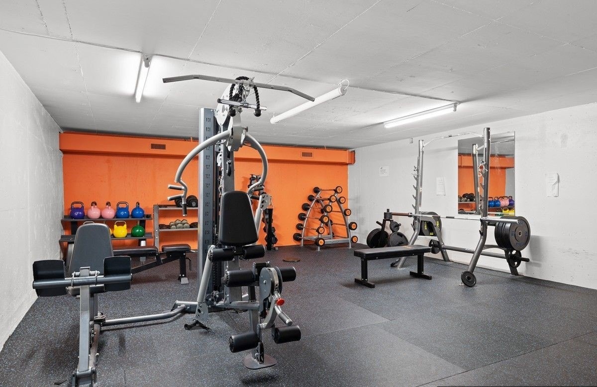 En rekke fasiliteter i andelslaget som; trimrom, gjesteværelser, selskapslokale, badstue og bordtennis Galleribilde