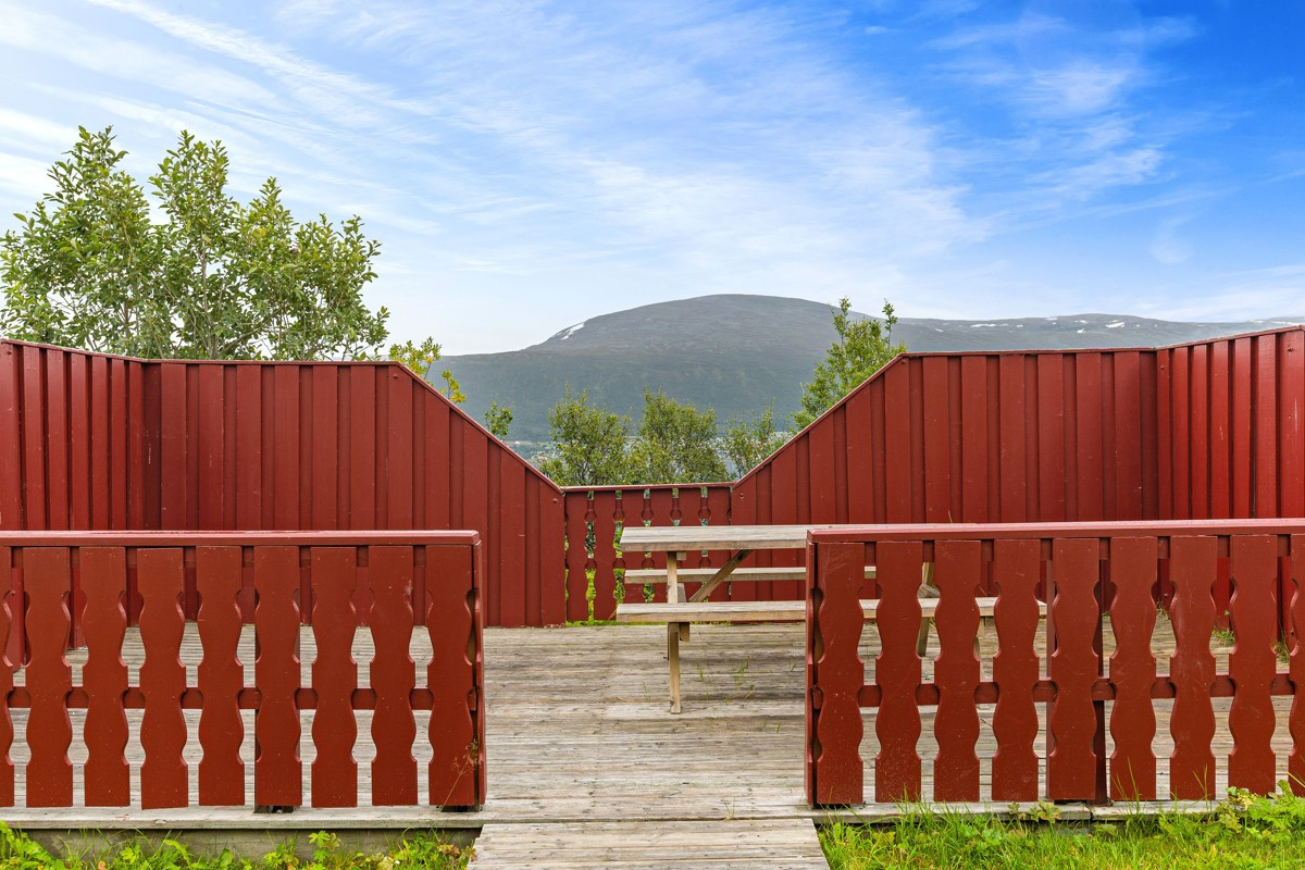 Fellesområde utenfor boligen hvor du kan møte gode naboer