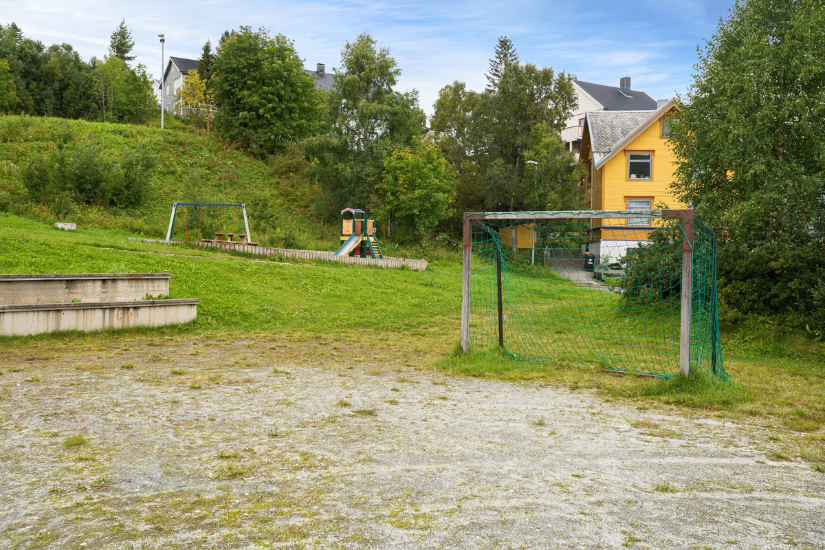 Nærhet til lekeplass og fotballøkke
