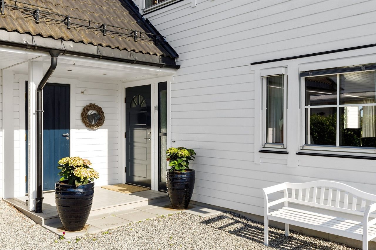 Koselig inngangsparti Galleribilde